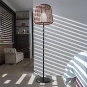 Lumisky Stoječa svetilka Boheme rjava/črna, 150 cm, jeklo/plastika - črna, rjava - Kovina