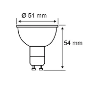 Paulmannov LED reflektor GU10 5,7W 2.700K 100°