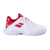 Otroška obutev za tenis Babolat Propulse JR 3 AC Wimbledon White/Red EUR 36,5