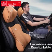 Icaroom Set jastuka za vrat i leda za auto sedište, 28 x 28 x 14 cm, Smed