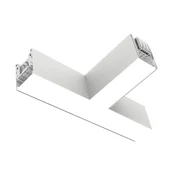 The Light Group SLC LED kotni modul Click T, AC, priključek na sredini, bel - Dnevna soba/jedilnica - Sodobni - Aluminij