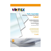 Natisljive prosojne vinilne nalepke GLOSSY – 6 listov