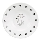 Trixie keramički tanjur za mačke pasmina s kratkim nosom   - 200 ml, O 15 cm