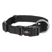 Hobby Trixie nastavljiva ovratnica za pse 22-35 cm/10 mm črne barve XS/S