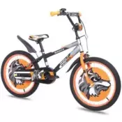 Deciji bicikl 20 crna/siva/narandžasta WOLF