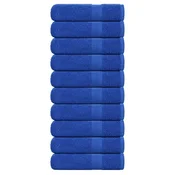 Vidaxl Brisače za roke FROGN 10 kosov modre 50x100 cm 360 g/m2