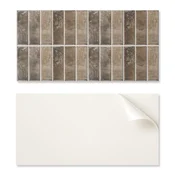 shumee Samolepilna PVC plošča za jedilnico z grafiko 120x60 cm navpično rebraste ploščice