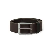 DIESEL Pas LOGO B-BASIC LEATHER BELT rjava