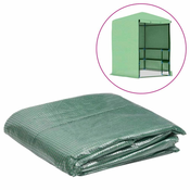 Vidaxl Nadomestno pokrivalo za rastlinjak 6,5 m2 255x255x194 cm zeleno