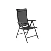 SONGMICS Vrtni stol 56x70x106 cm črne barve, (5000248932)