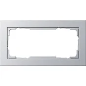 GIRA KOMBINACIJA KROVNEGA OKVIRJA BREZ SREDINSKE PREČKE GIRA 100225, BARVA ALUMINIJA