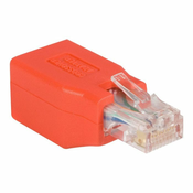 StarTech.com Cat6 Cable - Cat6 Crossover Adapter - GbE - Red - Ethernet Network Cable (C6CROSSOVER) - crossover adapter - red