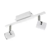 Eglo Vergiano spot/2, led, gu10, 2x5w, 2x400lm, bela