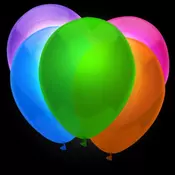 Svetleči UV neon baloni 25kos