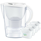 Marella XL 3.5l filter jug + 4 cartridges PRO Pure Performance cartridges White