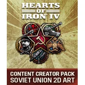 Paradox Interactive DLC Hearts of Iron IV: Content Creator Pack - Soviet Union 2D Art (Cijeli svijet)