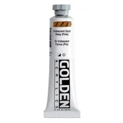 GOLDEN Heavy Body Iridescent Acrylic Paint - 4015 temno zlato