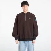 Mikina adidas Equipment Blocked Half-Zip Aurora Coffee S