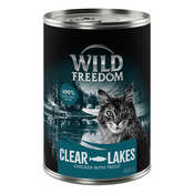 Ekonomično pakiranje: Wild Freedom Adult 24 x 400 g - Clear Lakes - pastrva i piletina