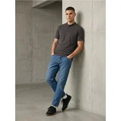 Sinsay - Pamucna polo majica - steel blue