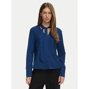 Calvin Klein Bluza LV044H115G Mornarsko modra Regular Fit