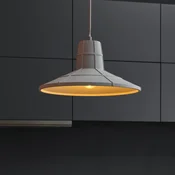 OSRAM viseča svetilka CONCRETE SALA, siva, O 32 cm, beton, E27 - Dnevna soba/jedilnica - Mladostno bivanje - temno siva