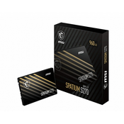 MSI SPATIUM S270 SATA 2.5 240GB unutarnji SSD 2.5 Serijski ATA III 3D NAND