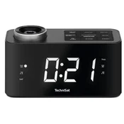 Technisat DIGICLOCK 300 radijska ura Črna