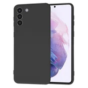 Silikonski ovitek Techsuit SoftFlex za Samsung Galaxy S21 Plus - črn