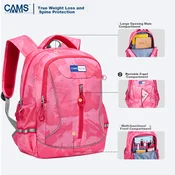CAMS Školski ranac, 22 L, Roze