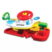 BURAGO Garage Junior set za armaturnu plocu i vožnju u boji