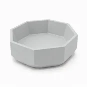 shumee Geometrična siva osmerokotna skleda, moderna oblika