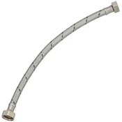 Fleksibilen priključek iz nerjavečega jekla 3/8” 1/2” za pipe 40 CM
