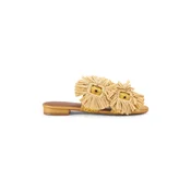 Kurt Geiger London natikači ženski Raffia Buckle Flat Sdl