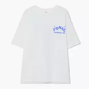 Cropp - Majica s printom - white