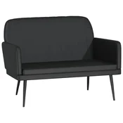 Vidaxl Klop črna 107x80x81 cm umetno usnje