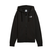 PUMA ESS Small No. 1 Logo Comfort Full-Zip Hoodie Women, Clothing, Black, S