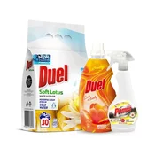 Duel Deterdžent Soft lotus 2.7kg + Omekšivac Love actually 1.6l + Pompa Odmašcivac 500ml
