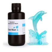 ELEGOO Standardna smola 1 kg, prozorno modra