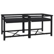 Pedestal za perilicu rublja 2 pcs Crna 120 x 56 x 52 cm Celik