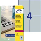 Avery Zweckform Zelo trpežne etikete Avery, 105 x 148 mm, srebrne