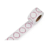 Papirnate nalepke O38 mm za opis - roza st.