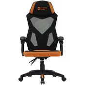 Gaming stolica Canyon - Wave Mesh, crna/narančasta