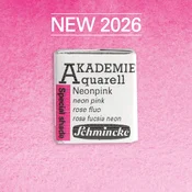 Akvarelna barva Schmincke AKADEMIE 1/2 ponvica - Golden pink - 952 Neon roza