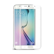 Kaljeno zaščitno steklo za Samsung Galaxy S6 Edge Plus, Full Cover 3D, belo