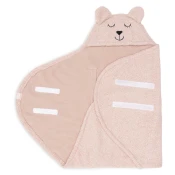 JOLLEIN Bear Boucle Wild Rose Cebe za povijanje bebe
