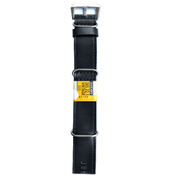 Kožni kaiš Diloy 24mm DIL385.1 Crna boja