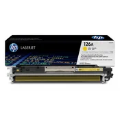 HP toner CE312A (126A), rumena