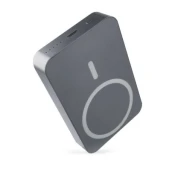 EMOS powerbank WI 1046, 10 000 mAh, 20 W+Wireless, siva