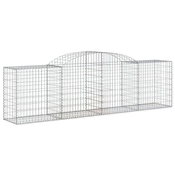 Gabionska košara s lukom 300x50x80/100 cm pocincano željezo